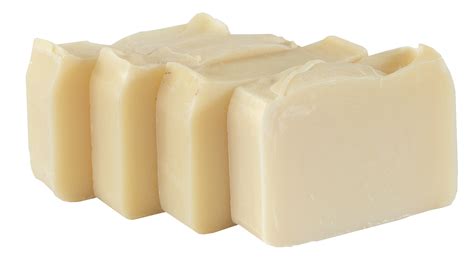 Natural White Soap Bar (SET of 4)- Hypoallergenic, Fragrance Free and Dye Free - Handmade Soap ...