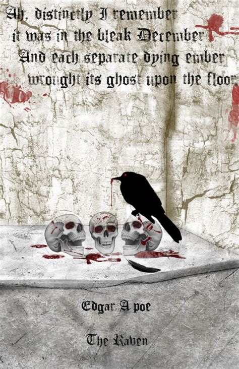 Edgar Allan Poe: The Raven Quote Poster by jjerp5 on DeviantArt