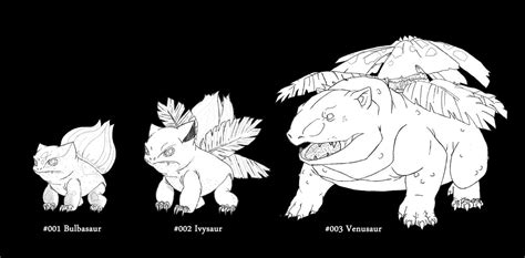 Bulbasaur Evolution Chart by streetrat5 on DeviantArt