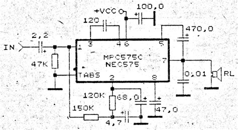 Small Power Audio Amplifier Circuit - Electronic Circuit