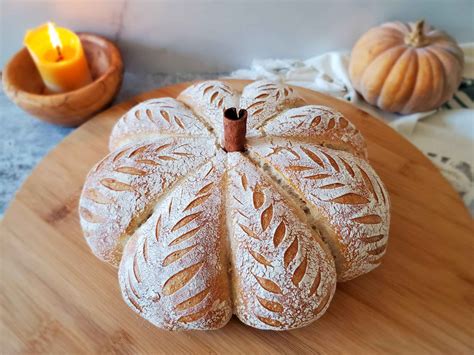 How to Make Pumpkin Shaped Sourdough Bread Loaf ~ Homestead and Chill