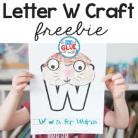 Animal Alphabet Letter Crafts - A Dab of Glue Will Do