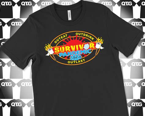 Survivor TV Show parody Tshirt Pandemic 2020 COVID19 TShirt | Etsy