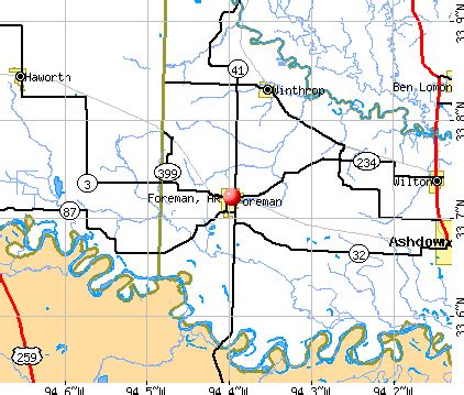 Foreman, Arkansas (AR 71836) profile: population, maps, real estate ...