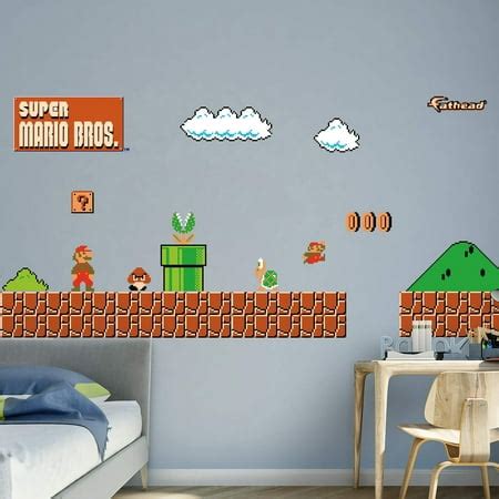 Fathead Nintendo Classic Super Mario Bros. Environment Wall Decal - Walmart.com