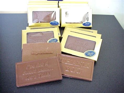 Chocolate Business Cards / Custom Logos - Oliver's Candies in Batavia ...