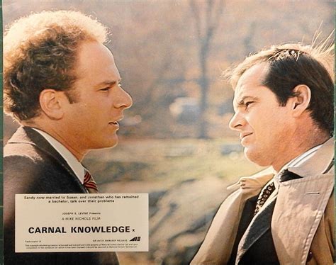 'Carnal Knowledge' Original Film Lobby Card, Art Garfunkel and Jack ...