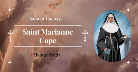 Saint Marianne Cope | Saint of the Day