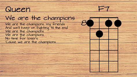 We are the champions guitar chords - masatan