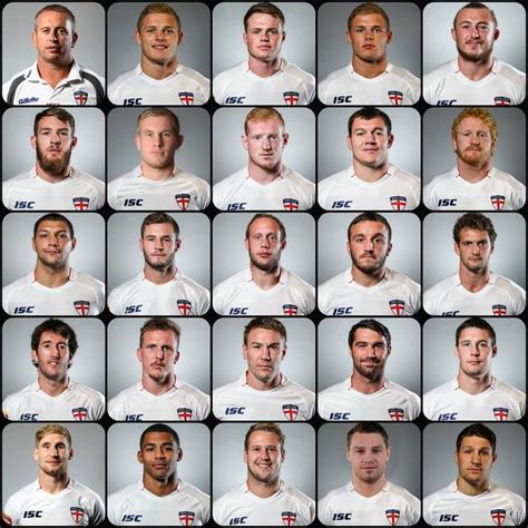 England RL 2014 Squad | England rugby league, England rugby, Rugby league