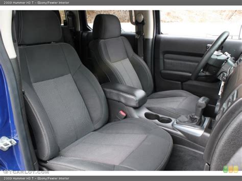 Ebony/Pewter Interior Front Seat for the 2009 Hummer H3 T #78624722 | GTCarLot.com