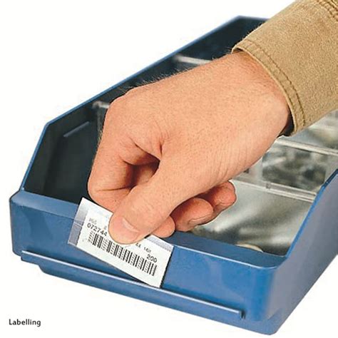 Labels (with Holder) for Shelf Bins | Pk 200 | CSI Products