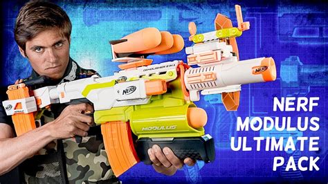 NERF MODULUS ULTIMATE PACK! - MOC DODATKÓW recenzja ! - YouTube