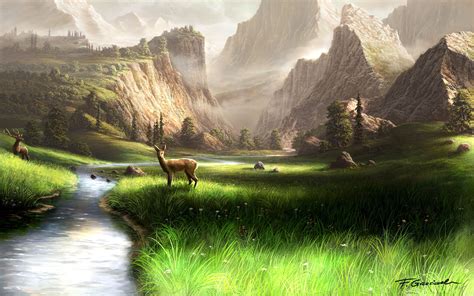 25 Beautiful Digital Art Landscapes and Matte Paintings by Feliks