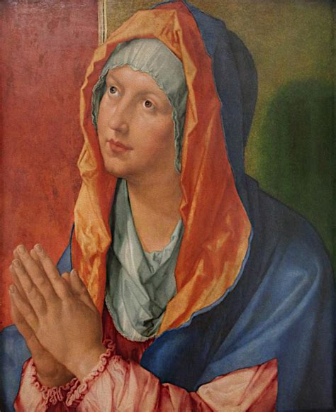 Albrecht Dürer Praying Hands Virgin Mary
