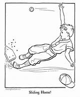 Baseball coloring Sheets For Kids 029 sketch template