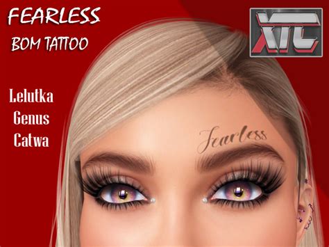 Second Life Marketplace - XTC Fearless Face Tattoo BOM