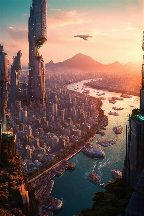 Pin by Benjamin Good on Futuristic City & Other Sci-Fi - Concept Art | Futuristic city, Cool ...