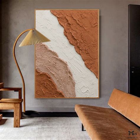 Terracotta textured wall art terracotta abstract art 3d texture art ...