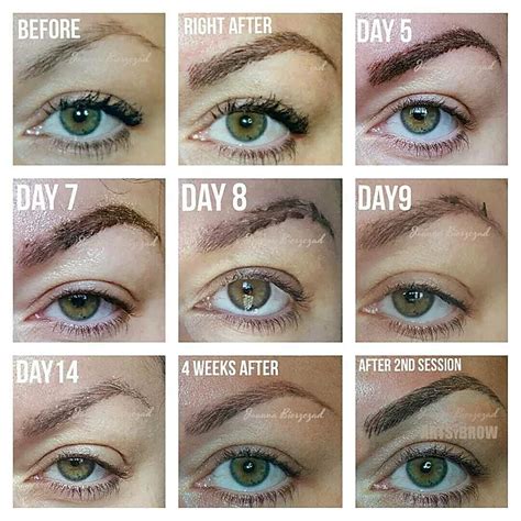 eyebrow tattoo dry healing - carwallpaperxray