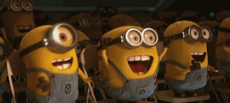 Excidet GIF - Minions DespicableMe Excited - Discover & Share GIFs