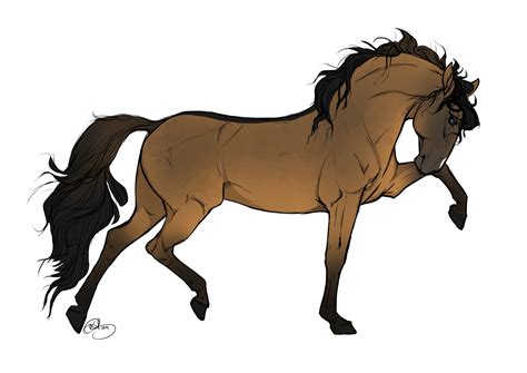 A Drawing Of Horse