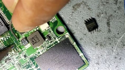 How to solder bios chip - YouTube