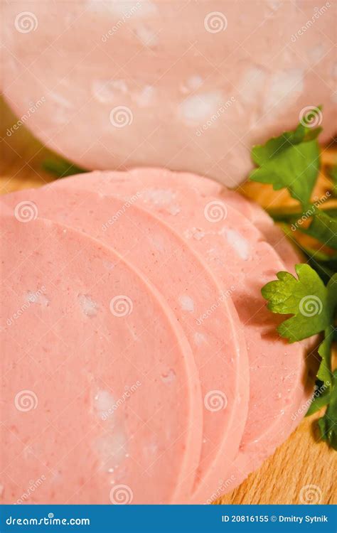 Sliced ham for sandwich stock image. Image of flavour - 20816155