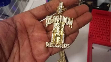 DEATH ROW RECORDS X KING ICE DEATH ROW NECKLACE | vlr.eng.br