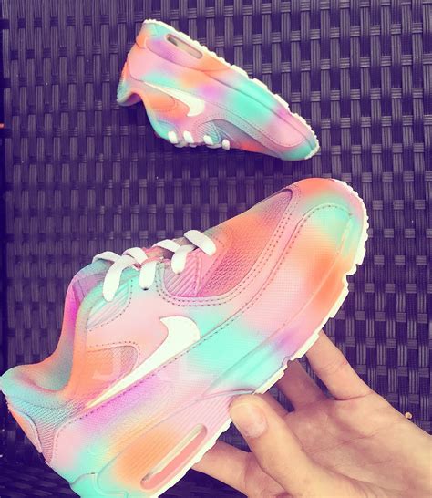 Nike Air Max 90 summer splash customs Rainbow Womens Sale UK – Nike air ...