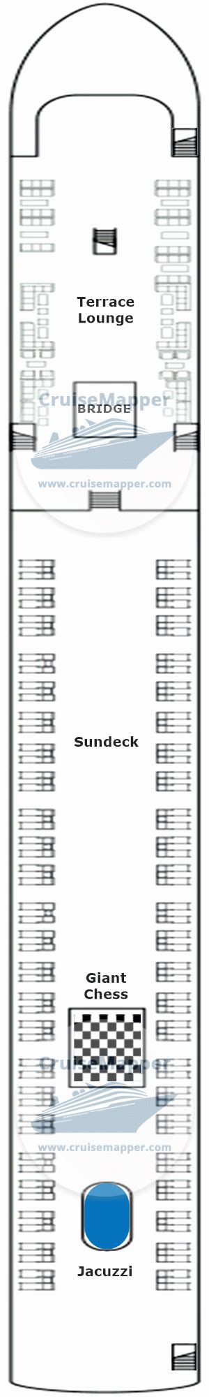 Spirit of the Rhine deck 4 plan | CruiseMapper