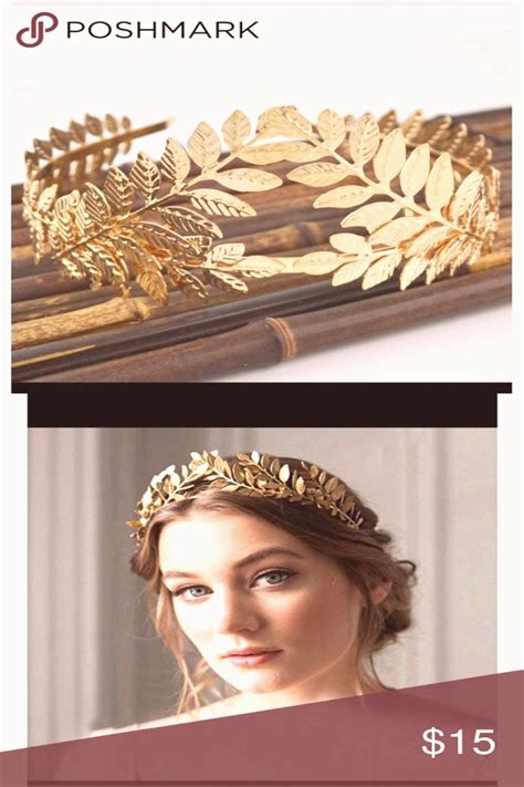 Greek Goddess head piece Gold tone None Jewelry | Ancient greek dress, Greek godess costume ...