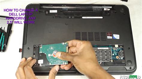 How to Upgrade or Swap a Dell Laptop Hard Drive made easy. - YouTube