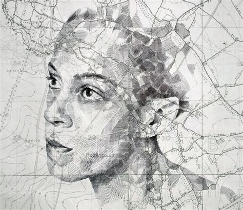 He Starts With Old Maps… And Ends Up With Portraits You’d LOVE To Own.