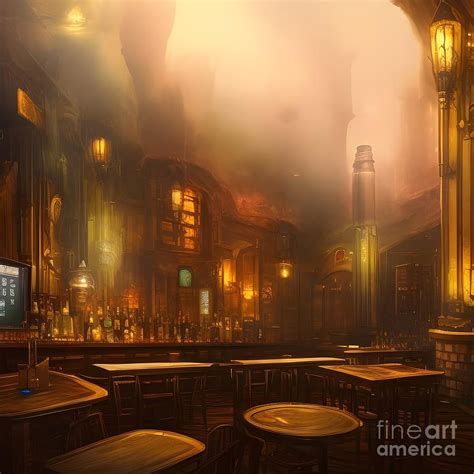 The underground speakeasy Digital Art by Sen Tinel - Pixels