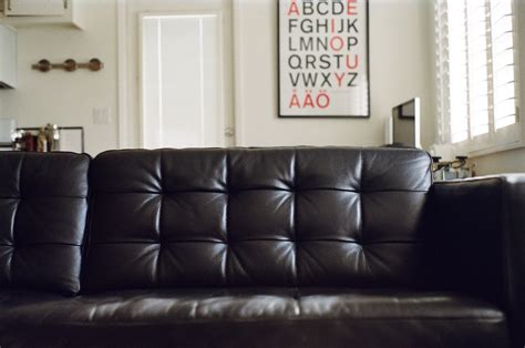 black leather 3 seater couch free image | Peakpx