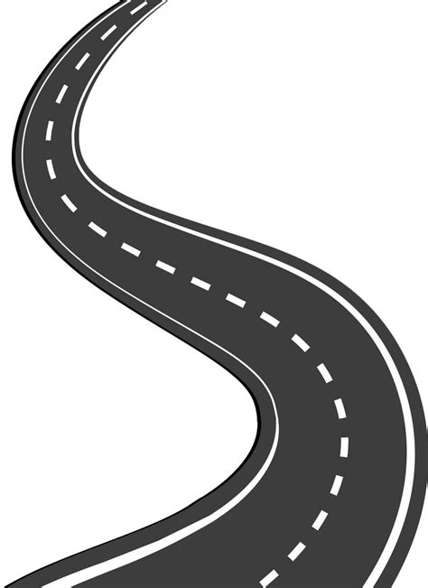 Winding Road clipart transparent - Clipart World
