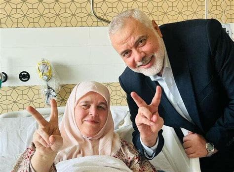 Ismail Haniyeh (Leader of Hamas) after notifying his wife about the death of their 3 sons. Good ...