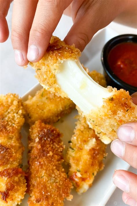 Homemade Mozzarella Sticks {Deep Fryer vs Air Fryer Methods}