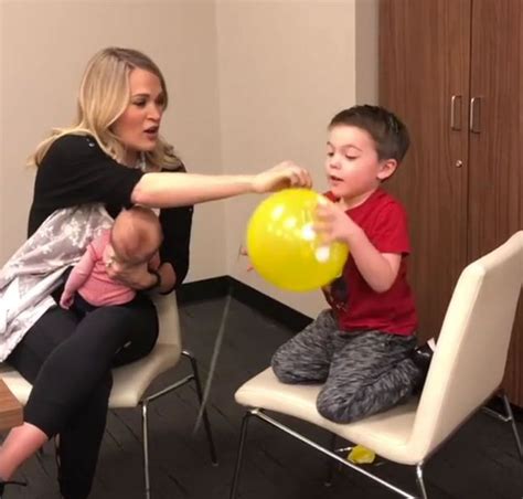 Carrie Underwood Sings Son Isaiah a Helium-Enhanced Birthday Song