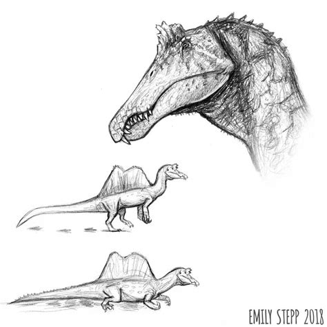 DrawDinovember Day 25 Spinosaurus by EmilyStepp on DeviantArt