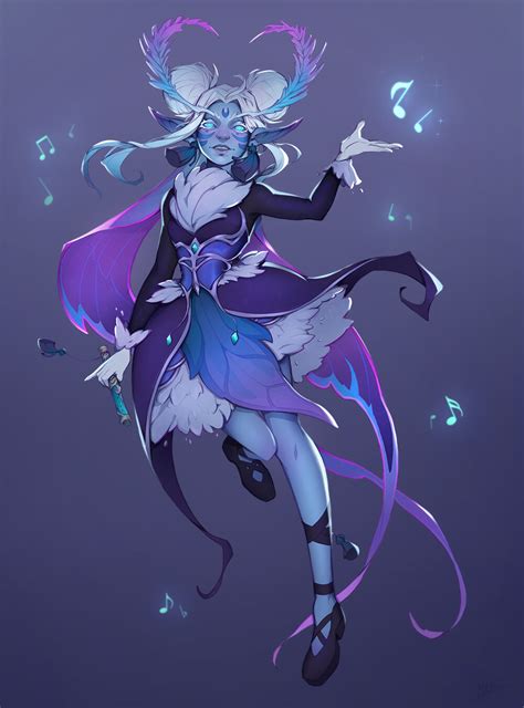 ArtStation - Design de personagens de fãs Night Fae, Anastasia Chebykina (Birmit) in 2021 ...