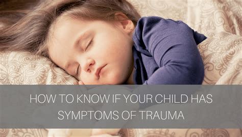 How To Know if Your Child Has Symptoms of Trauma - Cedar Tree Counseling, Ltd.