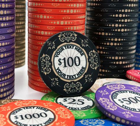Custom Victorian Ceramic Poker Chips Poker Chip Set 300 | Etsy
