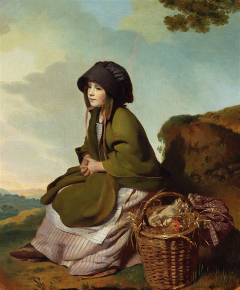 Women in Art 1700's Henry Walton The Market Girl | 18th century paintings, Painting illustration ...