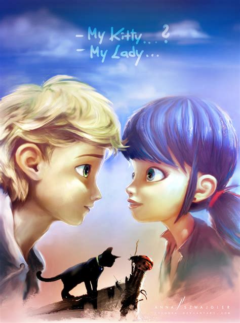 Adrien and Marinette - Miraculous Ladybug Fan Art (39678360) - Fanpop