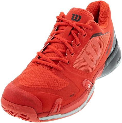 WILSON Men's Rush Pro 2.5 Pickleball Shoes Tennis, Red/Black/Pearl Blue ...