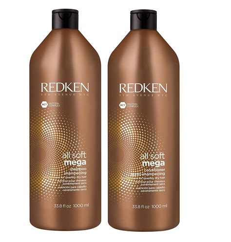 Redken All Soft Mega Shampoo and Conditioner Liter DUO - Walmart.com