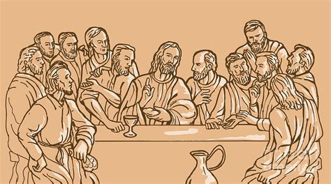 last supper of Jesus Christ Digital Art by Aloysius Patrimonio