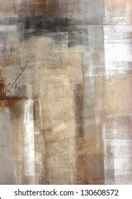 Brown Beige Abstract Art Painting Stock Photo 130608572 | Shutterstock